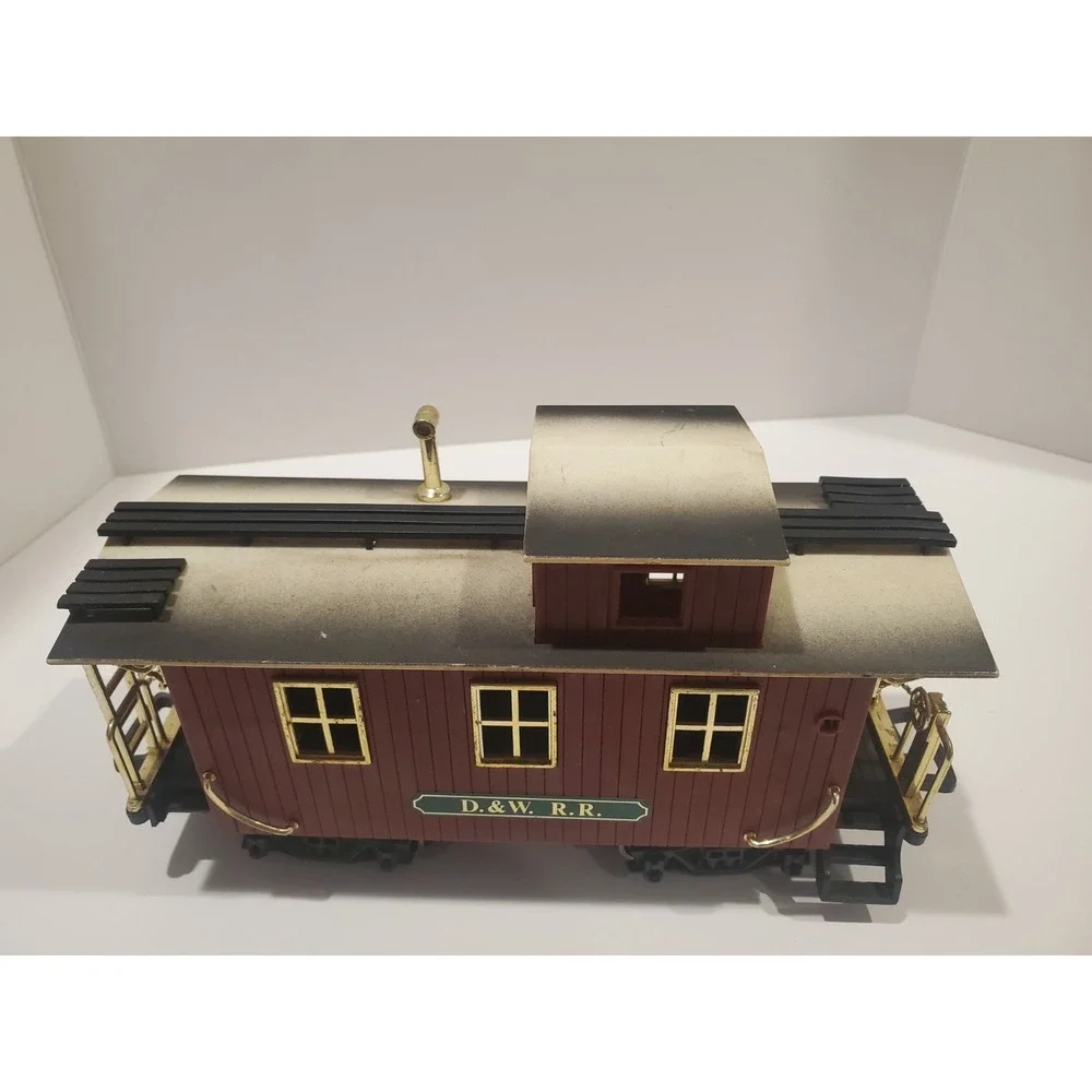 Vintage 1988 New Bright Great American Express Caboose – G Scale Style Display C